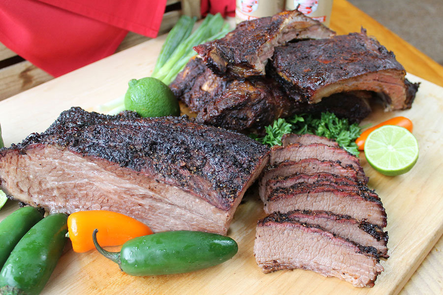 Half Brisket and Beef Ribs